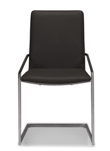 Load image into Gallery viewer, Jasmine dining table set - rectangular glass table with 6 dark grey chairs