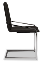 Load image into Gallery viewer, Jasmine dining table set - rectangular glass table with 6 dark grey chairs