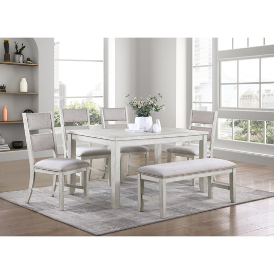 Mason Dining Table with 4 chairs and bench