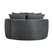 Load image into Gallery viewer, Oversized Dark Gray Chaise Lounge with USB charger