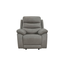 Load image into Gallery viewer, Gray Power Glider Recliner with USB charger