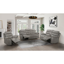 Load image into Gallery viewer, Gray Power Glider Recliner with USB charger
