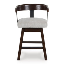 Load image into Gallery viewer, Haddigan Upholstered Swivel Barstool (Set of 2)