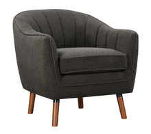 Load image into Gallery viewer, Dark Gray Fabric Accent Chair