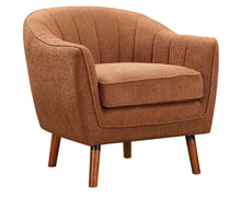 Load image into Gallery viewer, Orange Fabric Accent Chair