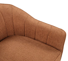 Load image into Gallery viewer, Orange Fabric Accent Chair