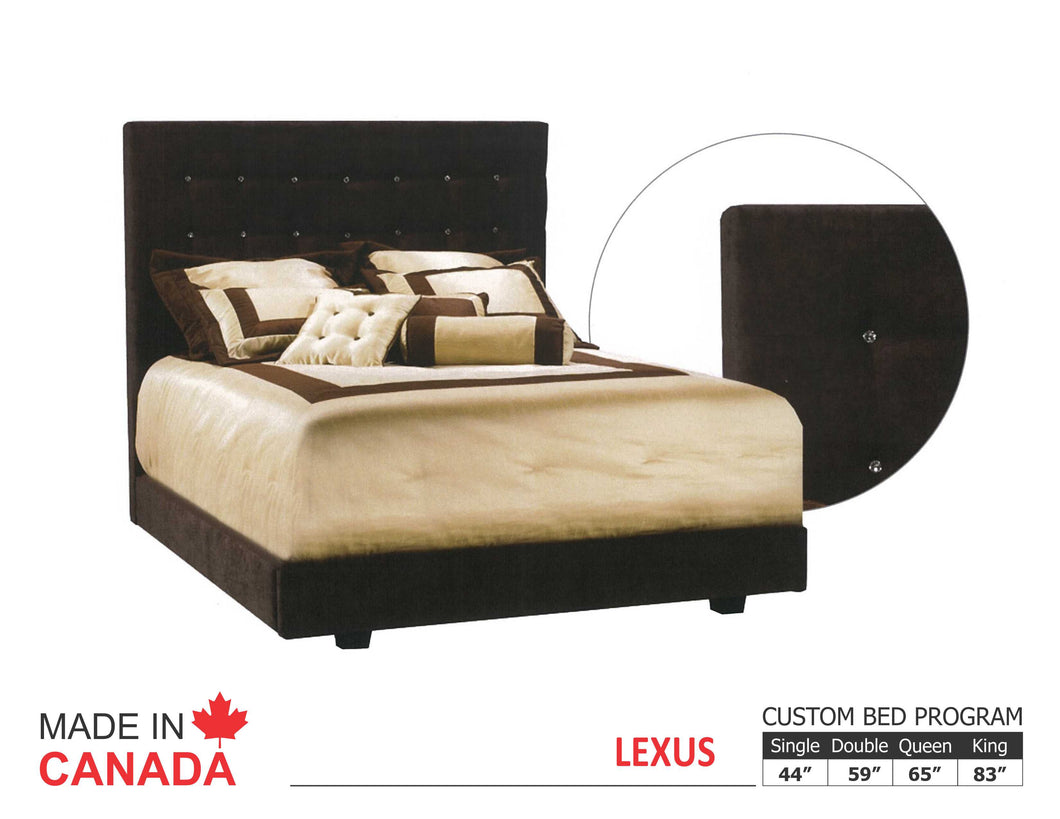 Lexus - Custom Upholstered Bed Collection - Made In Canada