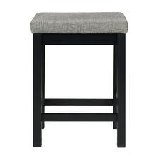 Load image into Gallery viewer, Alexandria - Black - Counter Height Table With 3 Bar Stools - 4 Piece Set