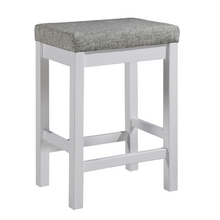 Load image into Gallery viewer, Alexandria - White - Counter Height Table With 3 Bar Stools - 4 Piece Set
