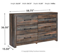 Load image into Gallery viewer, Drystan - Grey - Dresser - B211-31 - Ashley Furniture
