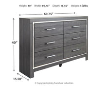 Load image into Gallery viewer, Lodanna - Grey - Dresser - B214-31 - Ashley Furniture