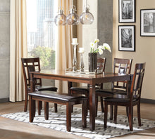 Load image into Gallery viewer, Bennox - 6 Piece Dining Table Set - D384 - Signature Design by Ashley Furniture