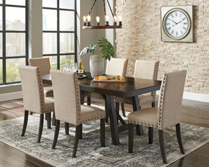 Rokane - 6 Piece Extended Dining Table Set - D397 - Signature Design by Ashley Furniture