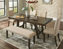 Load image into Gallery viewer, Rokane - 6 Piece Extended Dining Table Set - D397 - Signature Design by Ashley Furniture