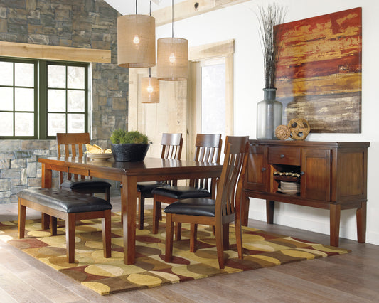 Ralene - 6 Piece Dining Extension Table Set - D594 - Ashley Furniture