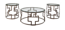 Load image into Gallery viewer, Frostine - 3 Piece Table Set - Contemporary - T138 - Ashley Furniture Signature Design