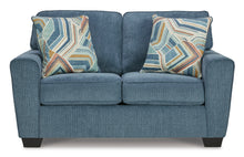 Load image into Gallery viewer, Cashton Blue Loveseat - Ashley Furniture
