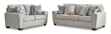 Load image into Gallery viewer, Cashton Light Gray Ice Loveseat - Ashley Furniture
