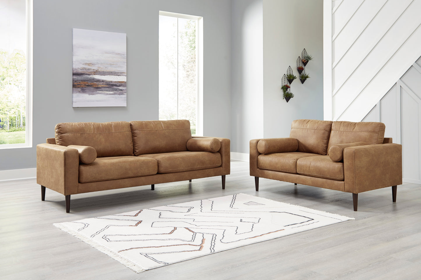 Telora Caramel Sofa - Ashley Furniture