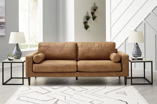 Telora Caramel Sofa - Ashley Furniture