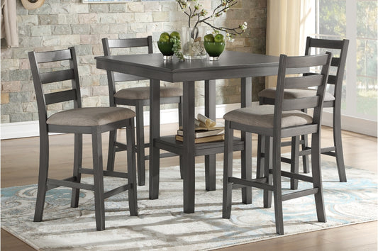 Sharon Dining Table and 4 Chairs - Counter Height
