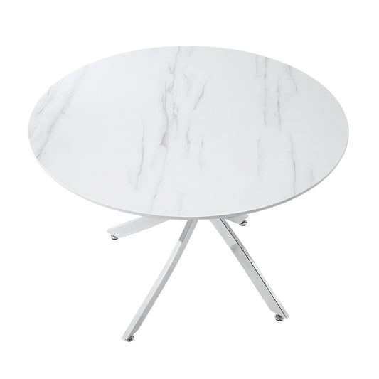 43" Round Modern Dining Table
