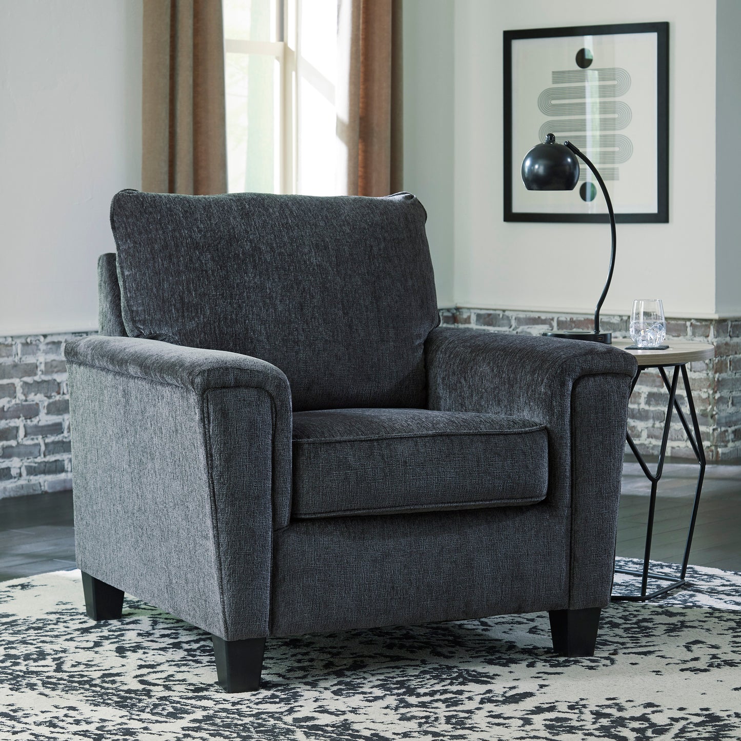Abinger Dark Gray Chair - Ashley Furniture