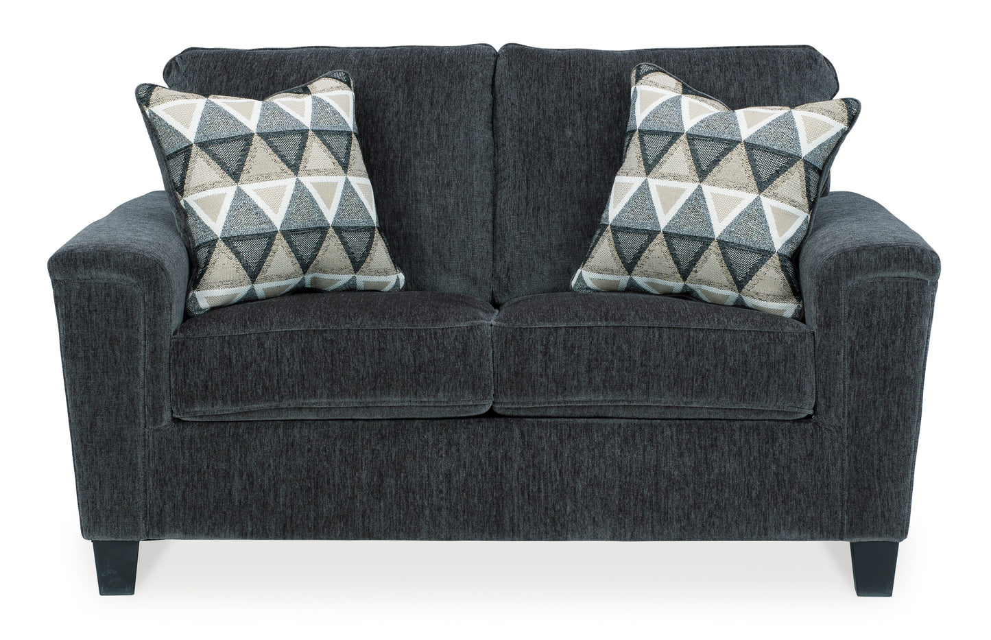 Abinger Dark Gray Loveseat - Ashley Furniture