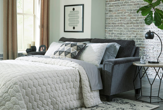 Abinger Dark Gray Sofa Bed Queen Sleeper - Ashley Furniture
