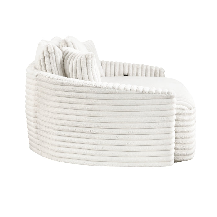 Oversized Chaise Lounge with USB charger