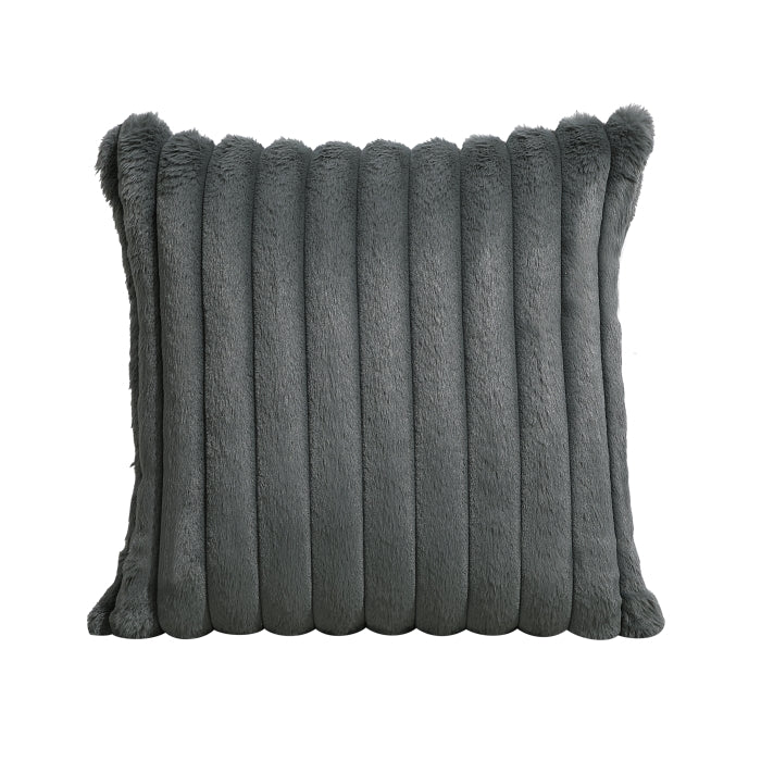 Oversized Dark Gray Chaise Lounge with USB charger