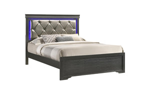 Brooklyn Metalic Gray Bedroom Set