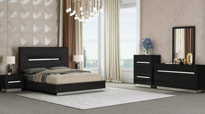 Cypress - Bedroom Collection - Black / Chrome