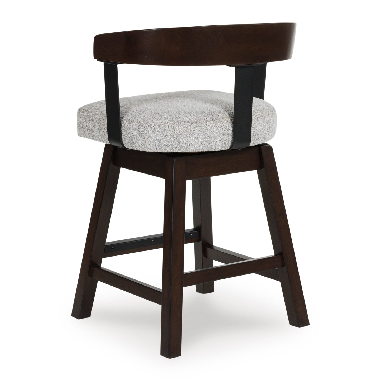 Haddigan Upholstered Swivel Barstool (Set of 2)