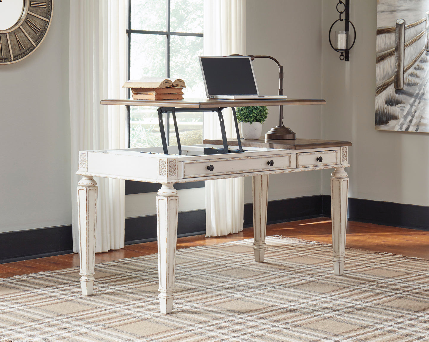 Realyn Home Office Lift Top Desk - Ashley Furniture