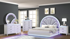 White Pearl Bedroom Set