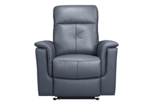 Load image into Gallery viewer, Bristow Collection - Power Glider Recliner - Blue Grey Leather
