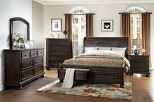 Load image into Gallery viewer, Begonia Collection - Grayish Brown Platform Bed with Footboard Storage
