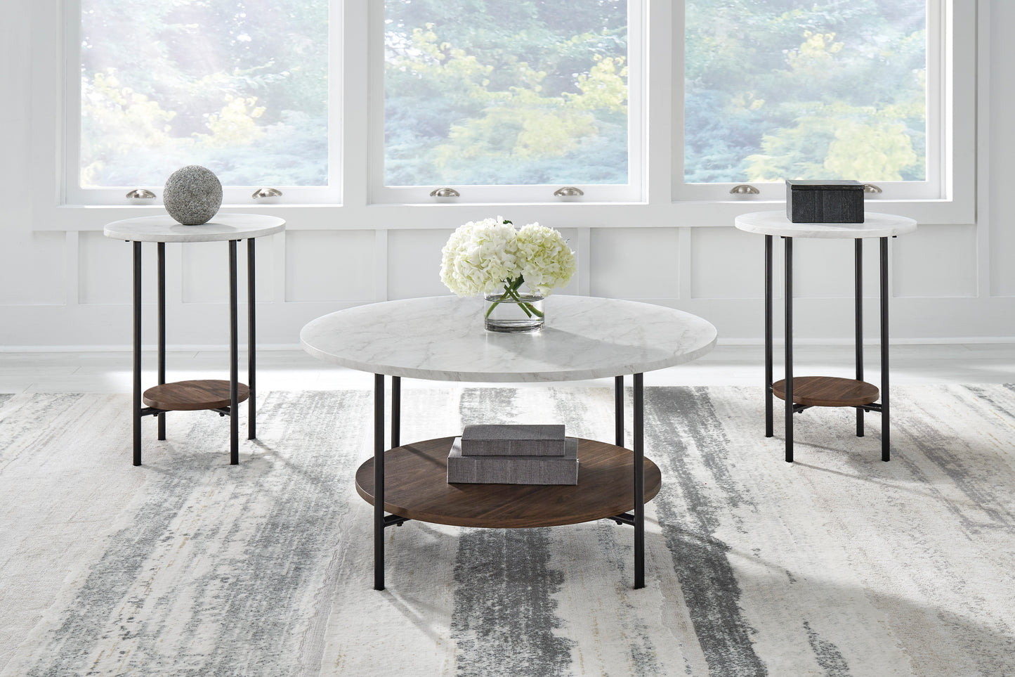 Wrenwich Coffee Table Set - Ashley Furniture - T167-13