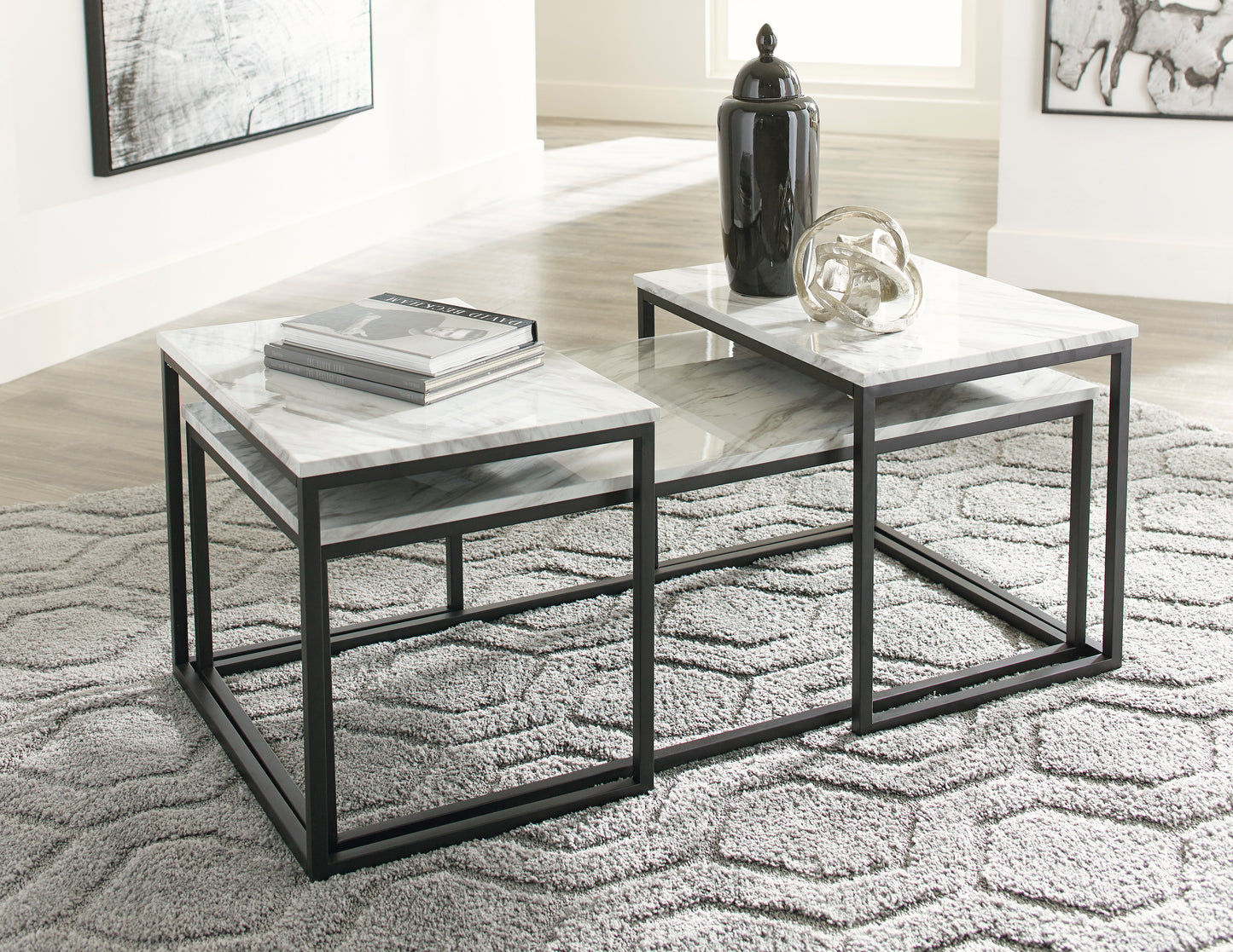 Donnesta Coffee Table 3 Piece Set - Ashley Furniture - T182-13