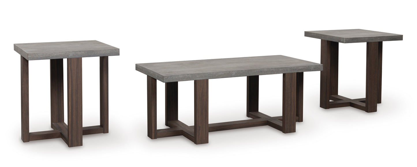 Dynnford Coffee Table Set - Ashley Furniture -  T216-13