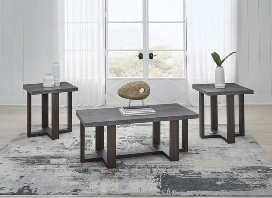 Dynnford Coffee Table Set - Ashley Furniture -  T216-13