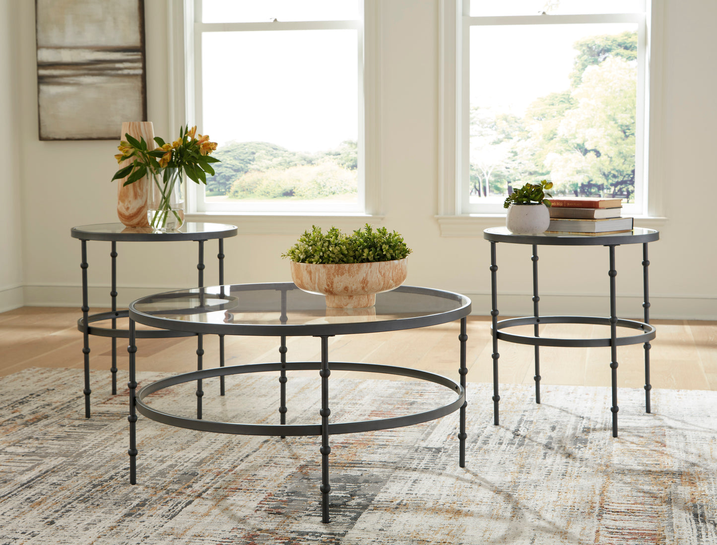 Kellyco Coffee Table 3 Piece Set - Ashley Furniture - T246-13