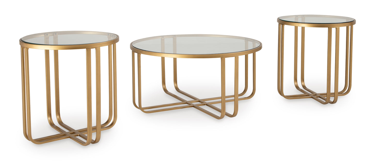 Milloton Coffee Table Set - Ashley Furniture - T398-13
