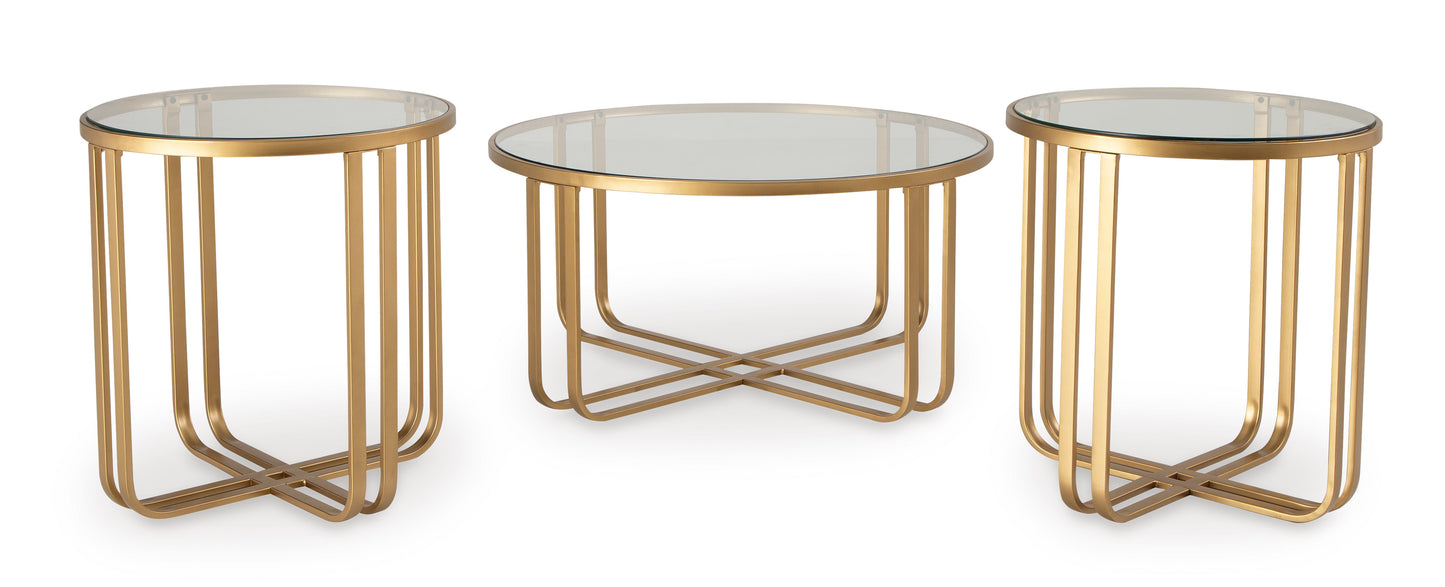 Milloton Coffee Table Set - Ashley Furniture - T398-13