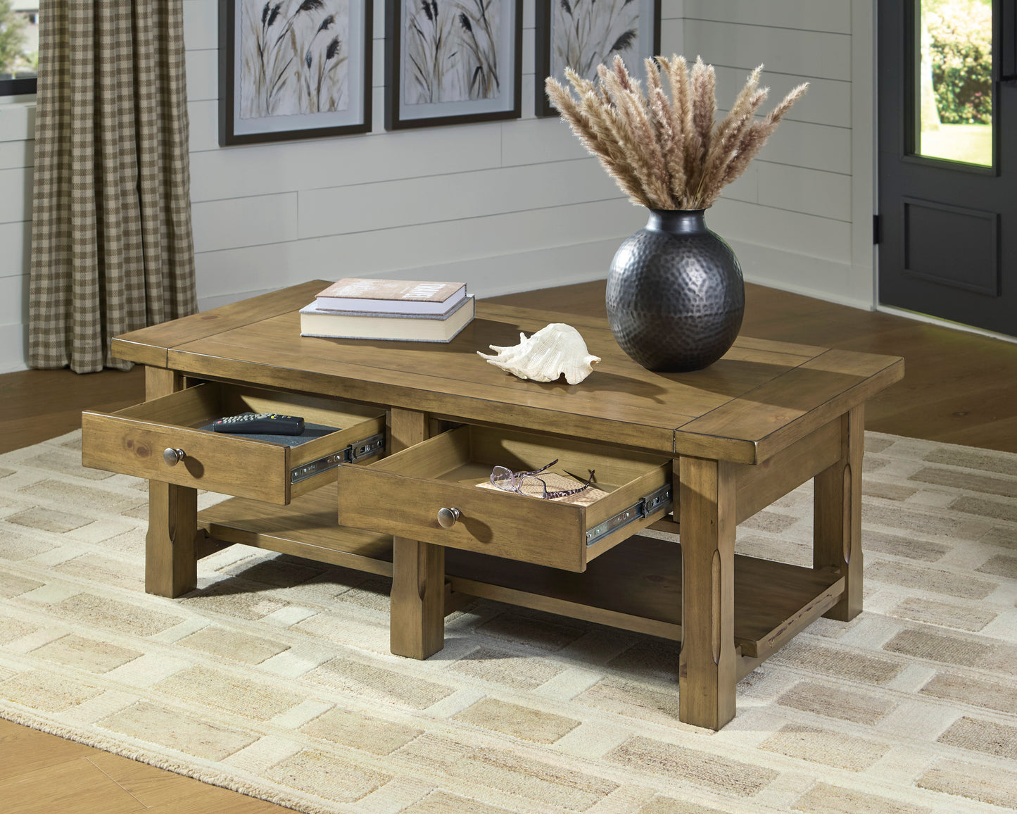 Vandenmore Rectangular Coffee Table - Ashley Furniture - T539-1