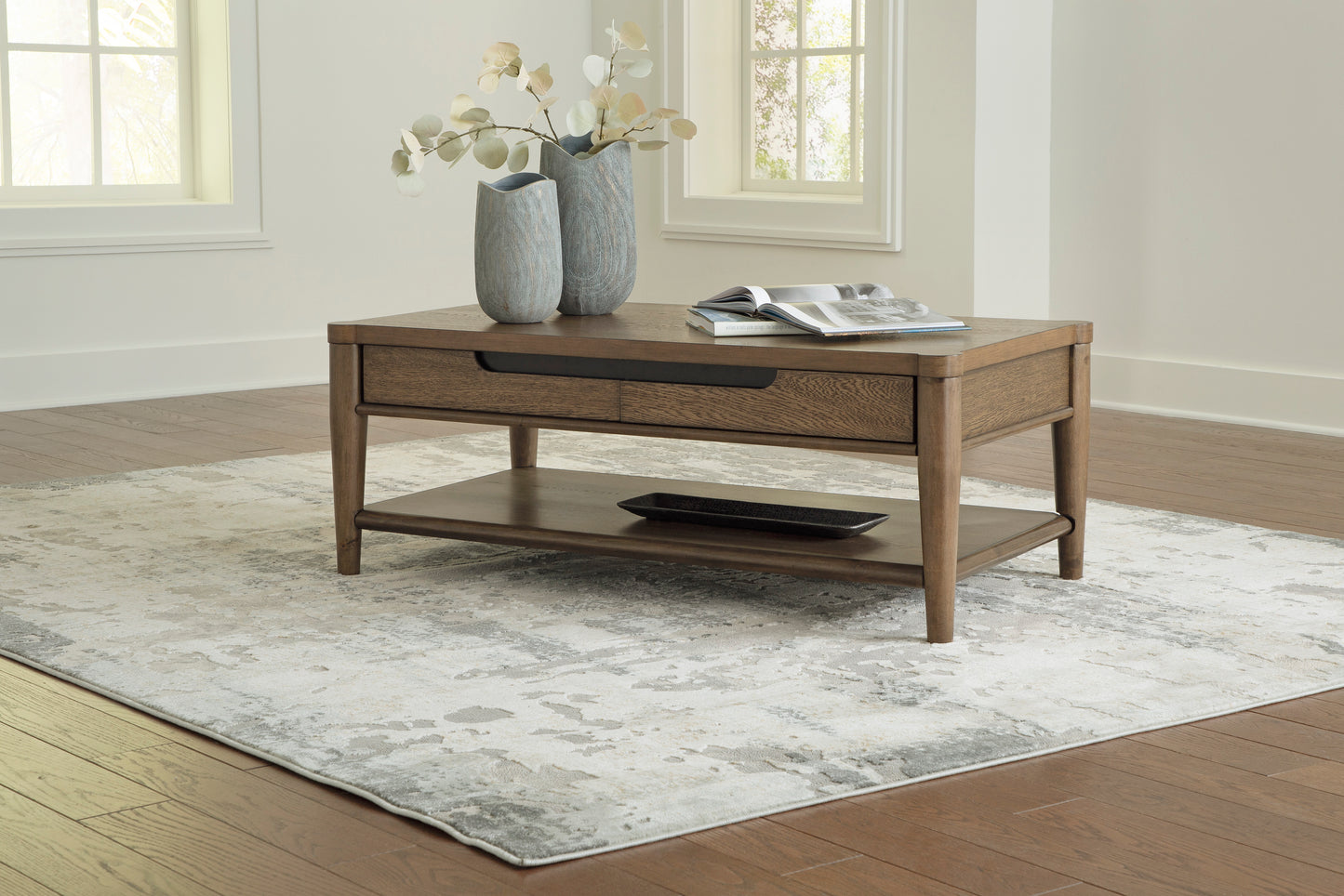 Roanhowe Rectangular Coffee Table - Ashley Furniture - T769-1