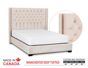 Manchester - Custom Upholstered Bed Collection - Made In Canada