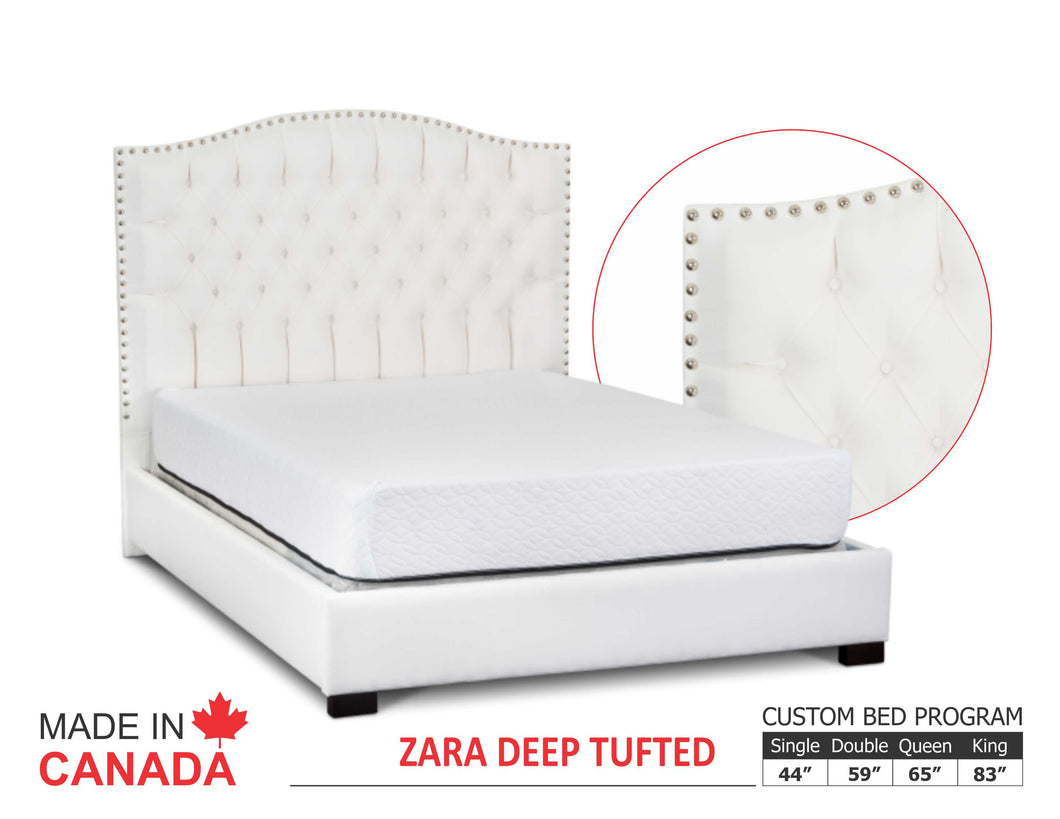 Zara - Custom Upholstered Bed Collection - Made In Canada