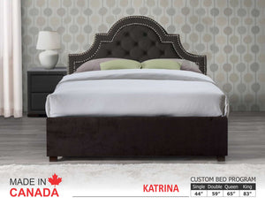Katrina - Custom Upholstered Bed Collection - Made In Canada